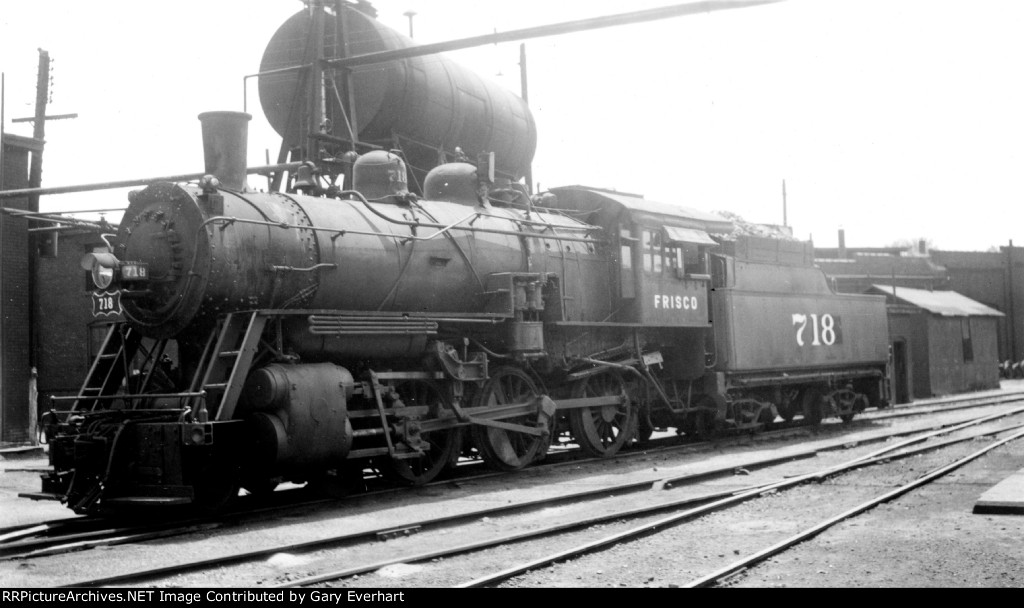 SLSF 4-6-0 #718 - St Louis-San Francisco